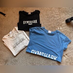 Bundle of 3 Gymshark Crop Tees|Fit Medium Best|
